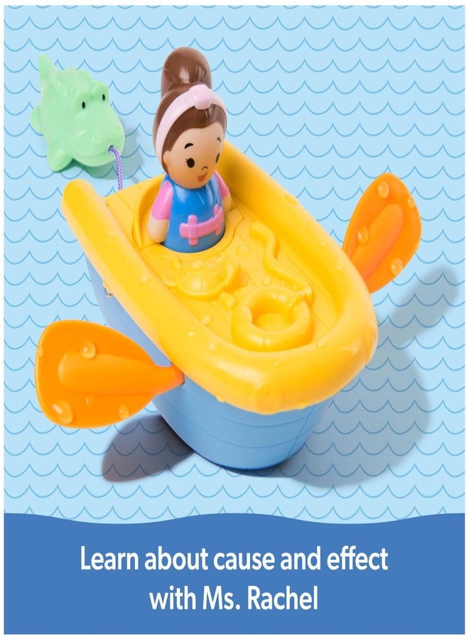 Ms. Rachel Official Row Your Boat Water Toy, Educational Bath Toys & Toddler Toys for Girls & Boys Ages 2-3+ Years - Image 5